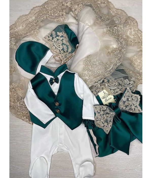 Комплект Самия-Джентльмен изумруд