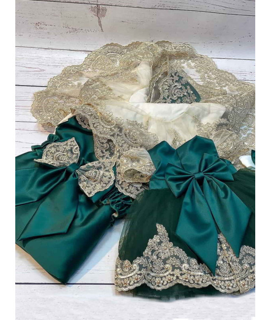 Комплект на выписку Самия-Маркиза изумруд