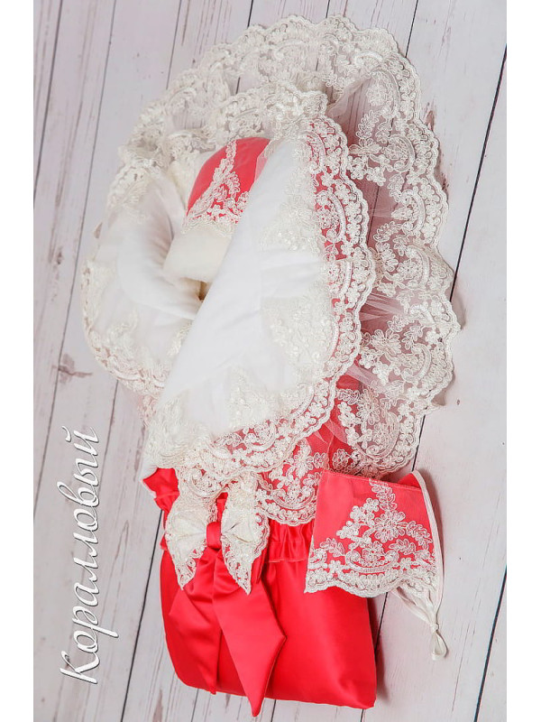 Конверт Самия коралловый