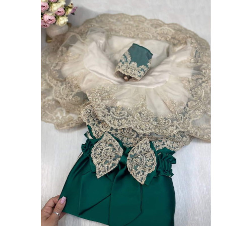 Комплект на выписку Самия-Джентльмен изумруд