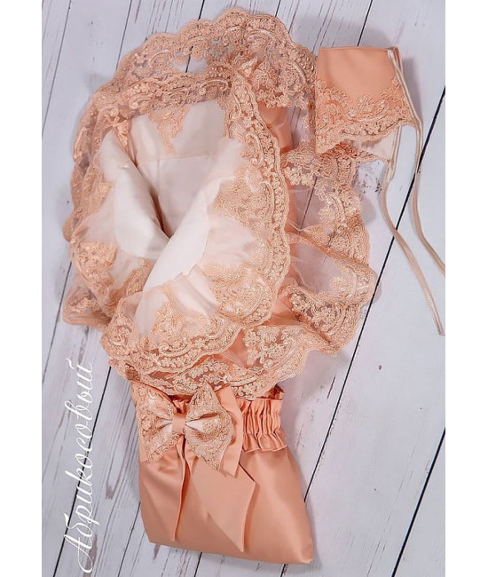 Конверт на выписку Самия абрикосовый