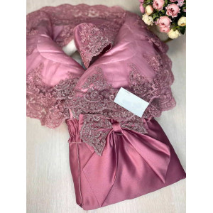 Комплект на выписку Самия-Кокетка сиреневый