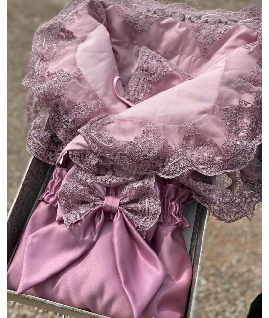 Комплект на выписку Самия-Кокетка сиреневый