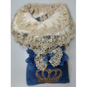 Конверт на выписку для новорожденного Самия бархат парламент