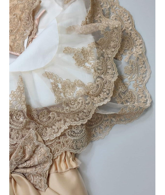 Конверт на выписку для новорожденного Самия ваниль