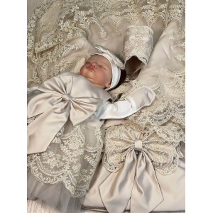 Комплект на выписку для новорожденного Самия-Буше какао