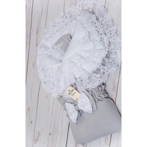 Комплект на выписку Самия-Джентльмен серый