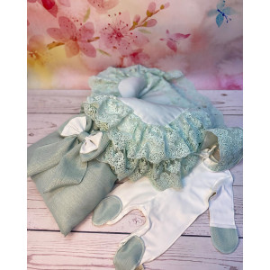 Комплект на выписку Самия-Неаполь люрекс тиффани 