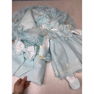 Комплект на выписку Самия-Неаполь люрекс тиффани 