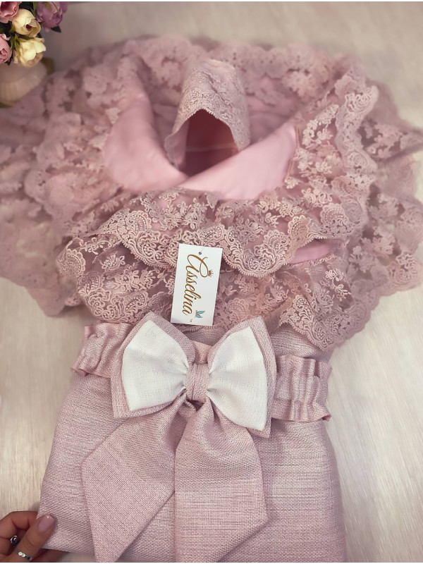 Конверт Самия люрекс пудра