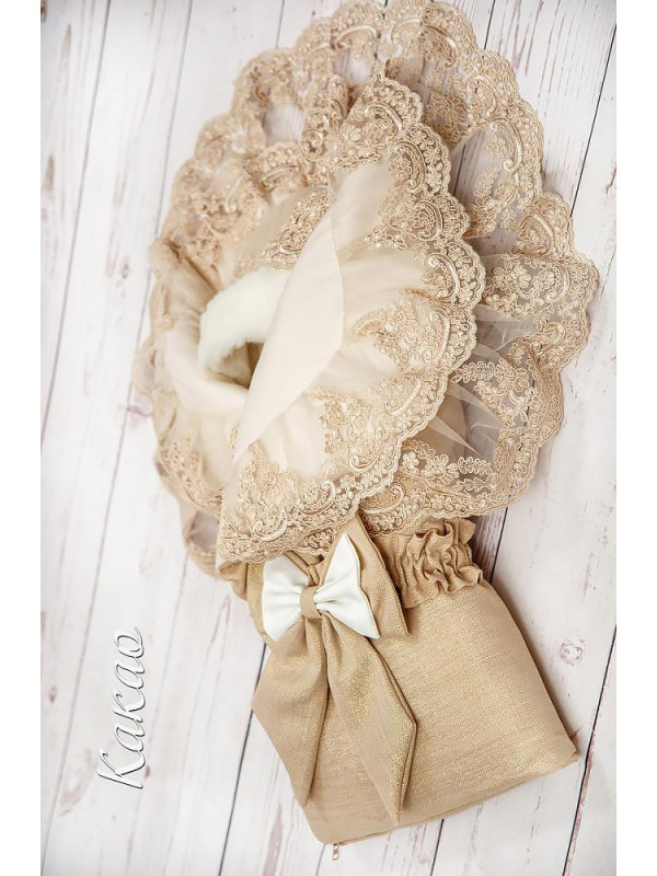 Конверт Самия люрекс какао