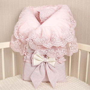 Конверт на выписку Самия Люрекс пудра