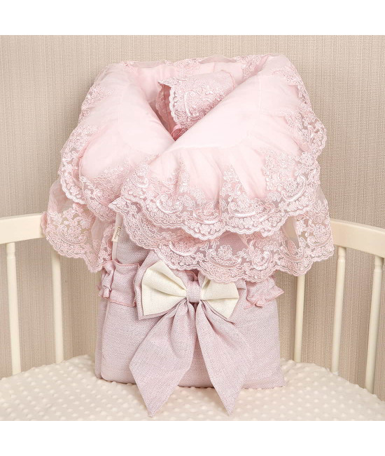 Конверт на выписку Самия Люрекс пудра