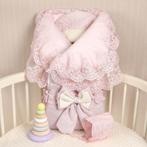 Конверт на выписку Самия Люрекс пудра