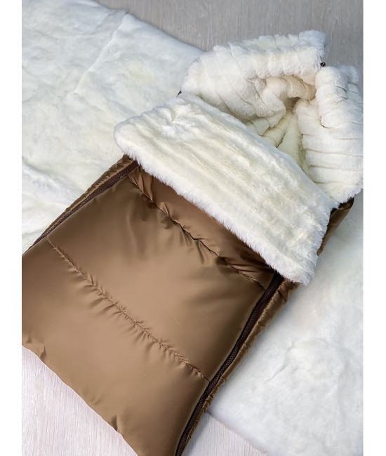 Конверт на выписку Стеганый бронза