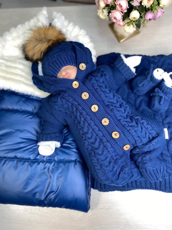 Комплект Пуф-Рози синий 2