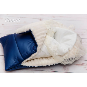 Комплект на выписку Пуф-Рози синий 2