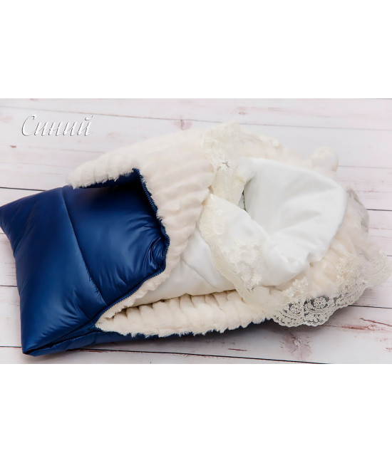 Комплект на выписку Пуф-Рози синий 2