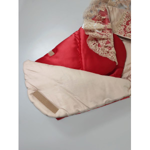 Конверт на выписку Тафта красный