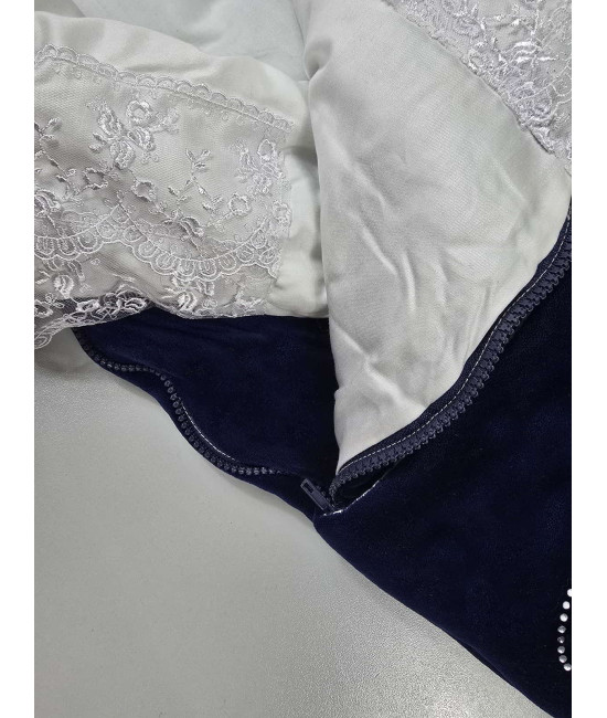 Конверт на выписку Трюфель синий