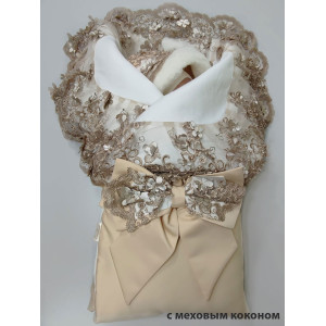 Конверт на выписку Великолепная роскошь ваниль