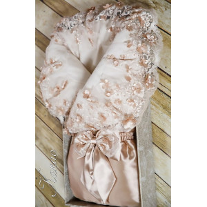 Конверт на выписку Великолепная роскошь атлас какао