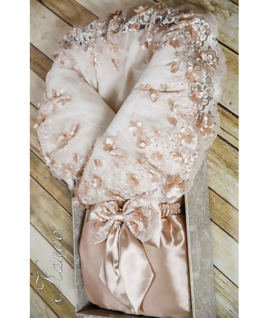 Конверт на выписку Великолепная роскошь атлас какао