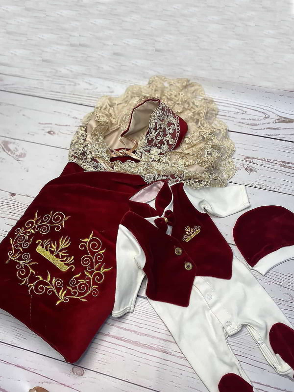 Комплект Великолепный век бордовый