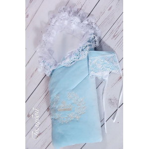 Конверт  на выписку Великолепный век голубой