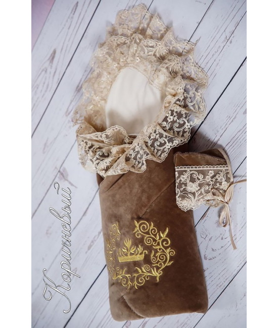 Конверт на выписку Великолепный век коричневый