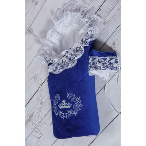 Конверт на выписку Великолепный век ярко-синий