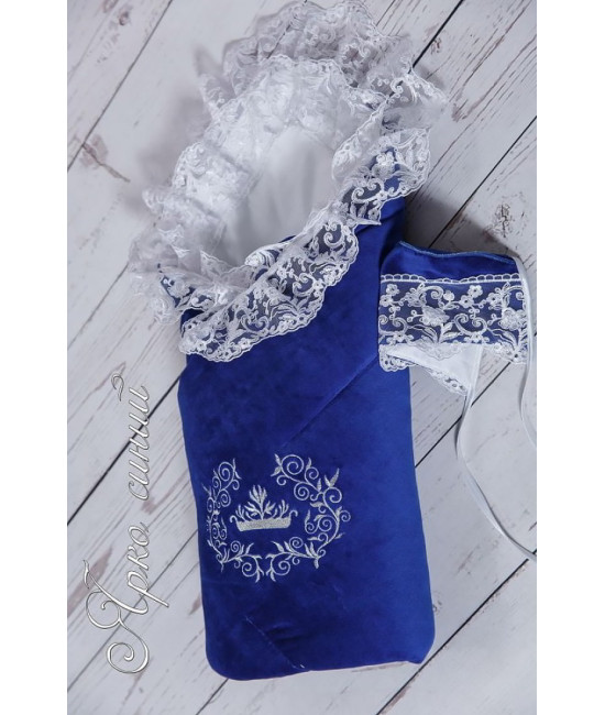 Конверт на выписку Великолепный век ярко-синий