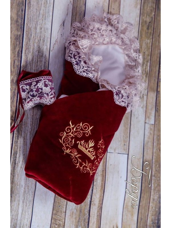 Конверт Великолепный век бордовый