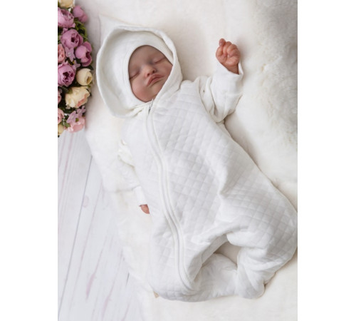 Комбинезон для новорожденных Малютка молочный