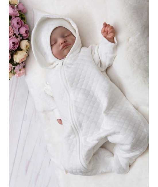 Комбинезон для новорожденных Малютка молочный