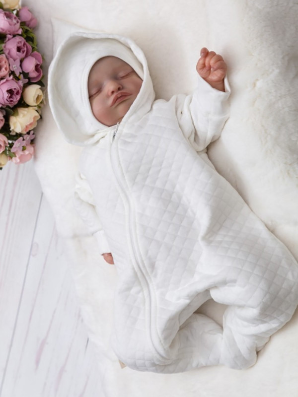 Комбинезон для новорожденных Малютка молочный