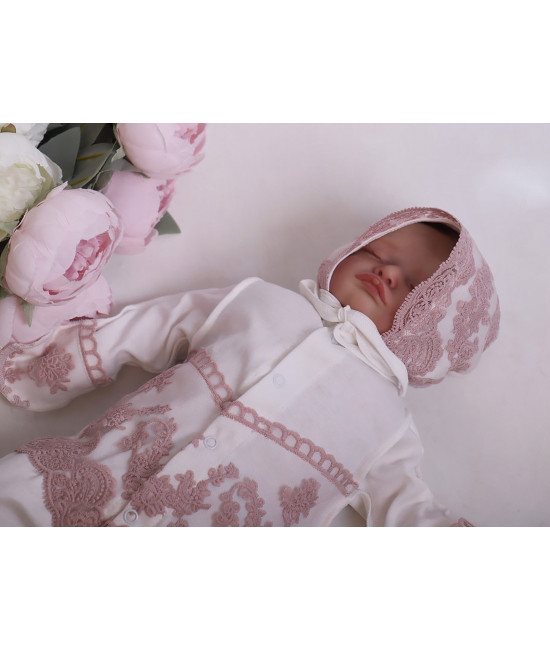 Нарядный комплект Луиза пудра