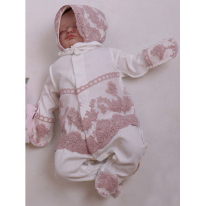 Нарядный комплект Луиза пудра