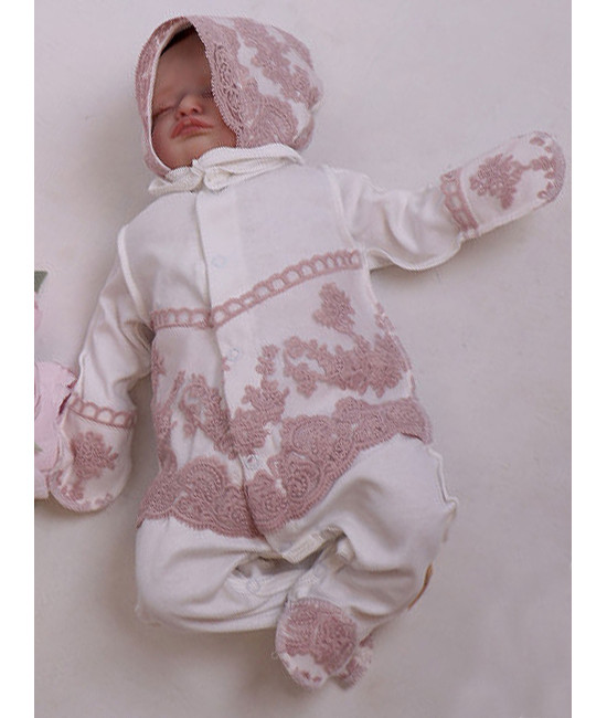 Нарядный комплект Луиза пудра