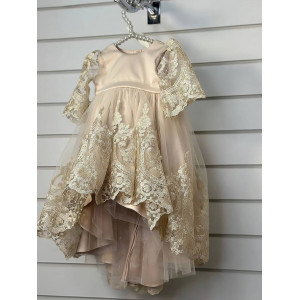 Платье для новорожденных Бель какао