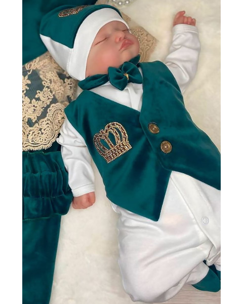 Комплект на выписку Корона изумруд