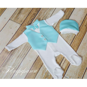 Комплект на выписку Флоренция-Джентльмен тиффани