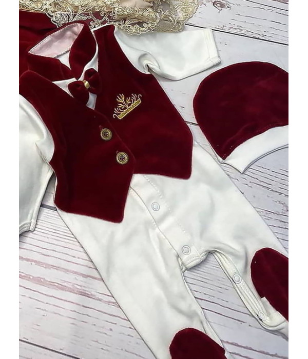 Комбинезон с шапочкой Великолепный век бордо
