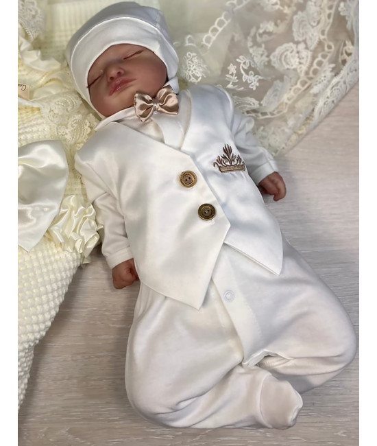 Комплект Asselina Джентльмен молочный