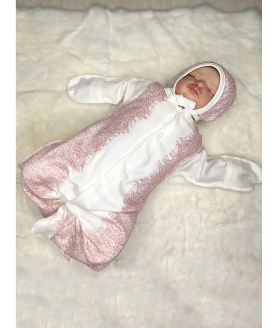 Нарядный комплект Эбби пудра