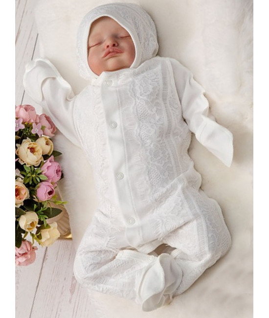 Нарядный комплект Эбби молочный