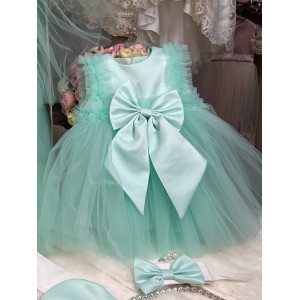 Платье для новорожденных Эльза тиффани