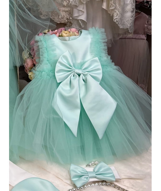 Платье для новорожденных Эльза тиффани