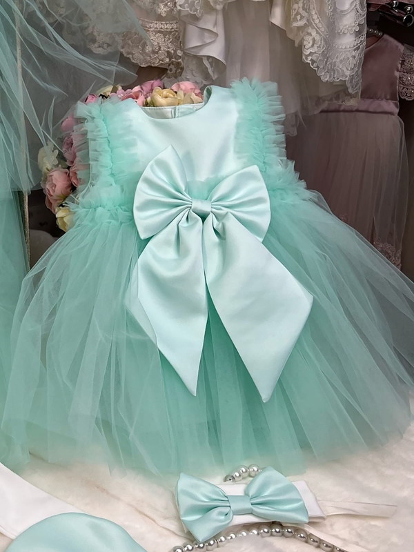 Платье с повязкой и комбинезоном Эльза тиффани