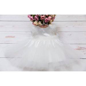 Комплект на выписку Великолепная роскошь-Эльза молочный